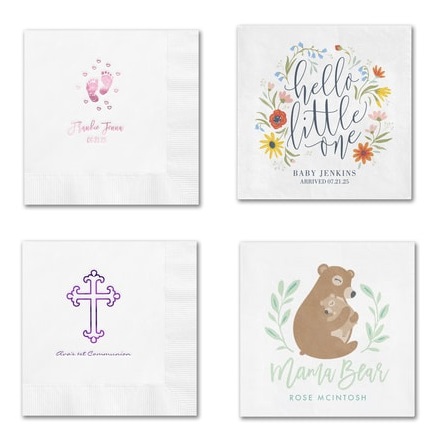 Personalized Baby Napkins